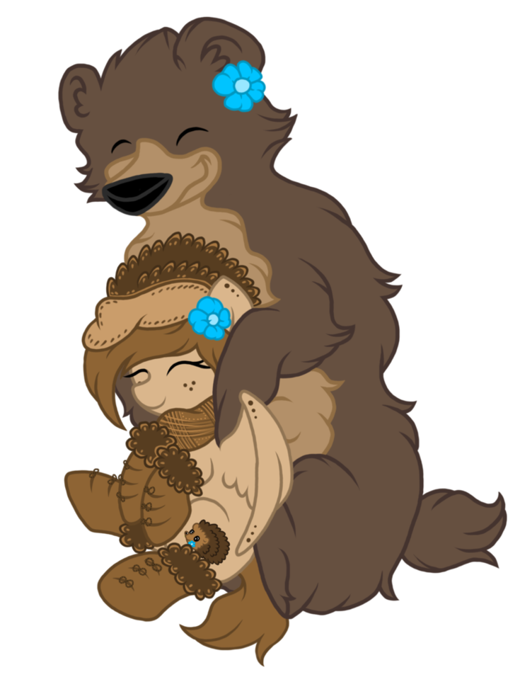 Cartoon Bear Hug Clipart - Free to use Clip Art Resource