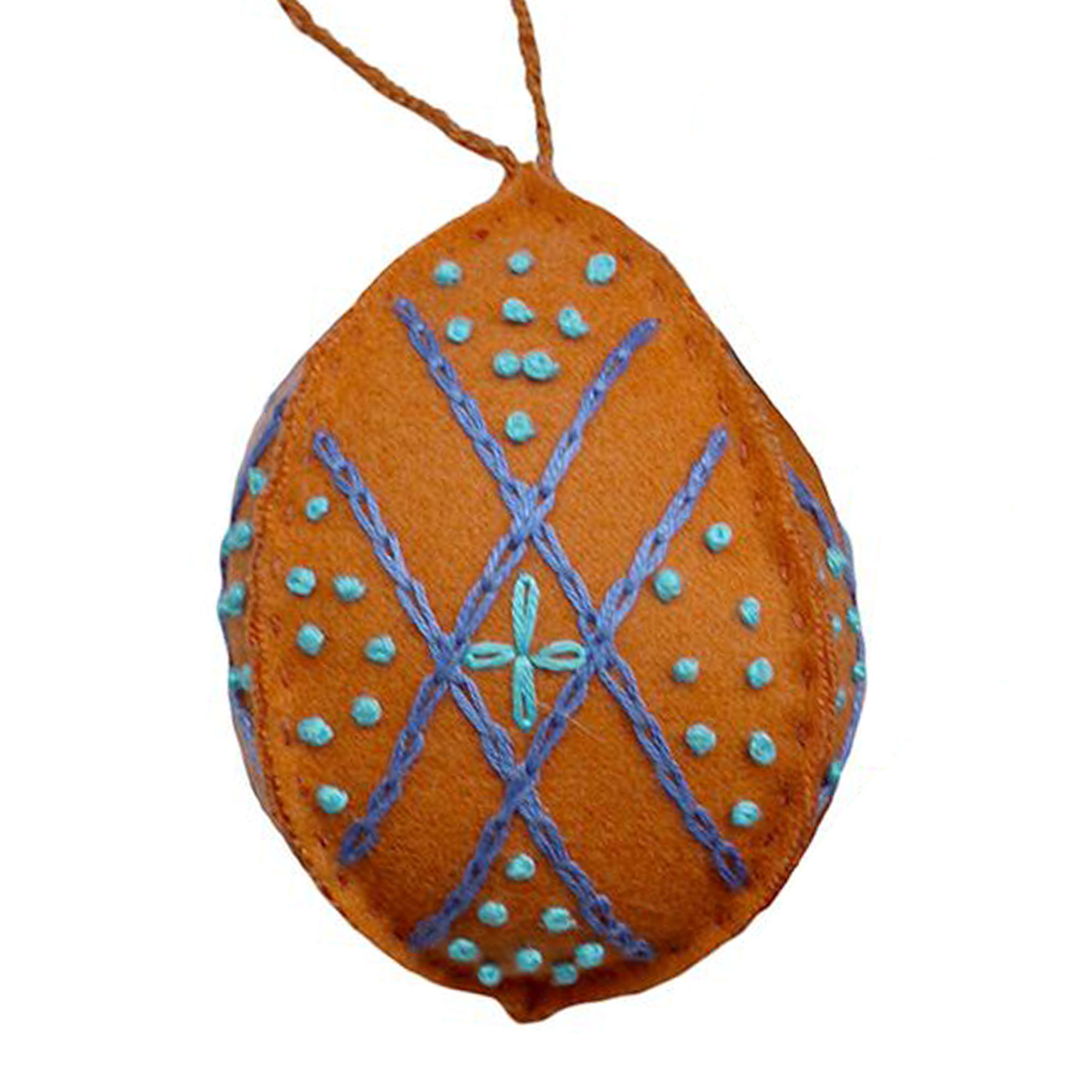 Easter Egg Decoration - Orange – Fine Cell Work
