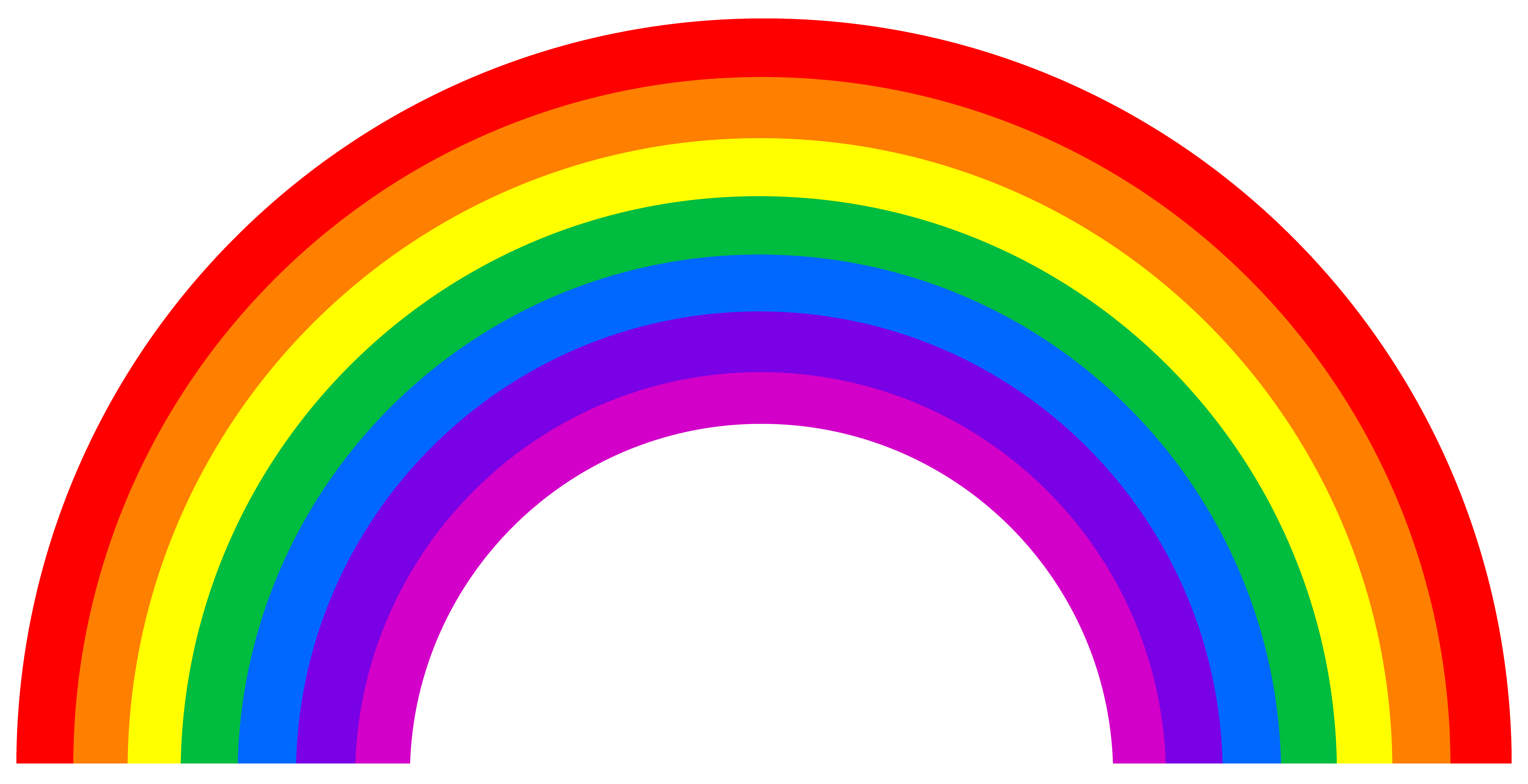 Clip Art Rainbow - Tumundografico
