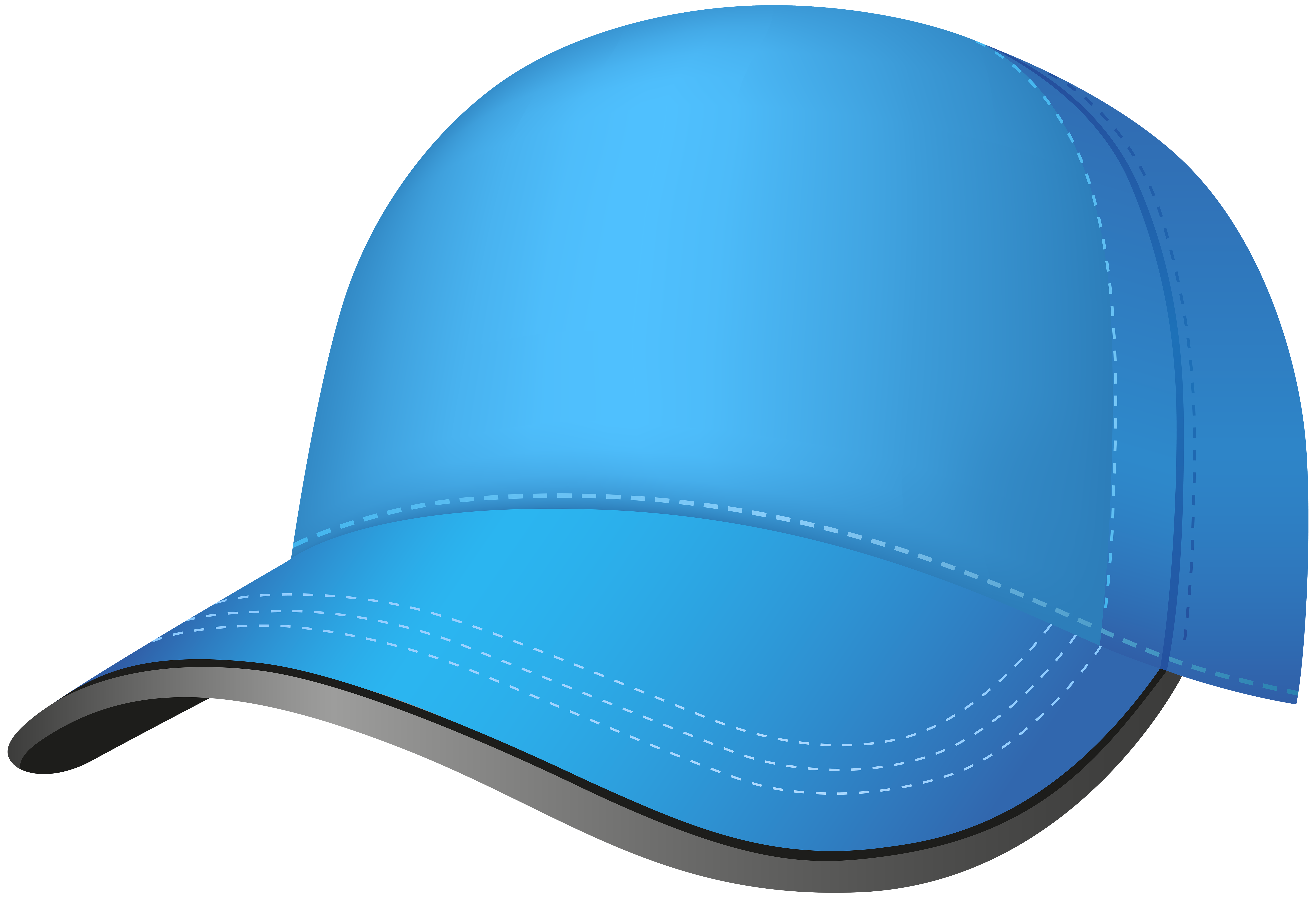 Blue Baseball Cap PNG Clip Art Image