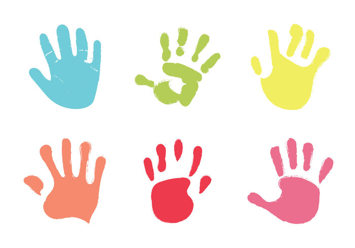 Free Baby Hand Print Vector Illustration - Download Free Vector ...