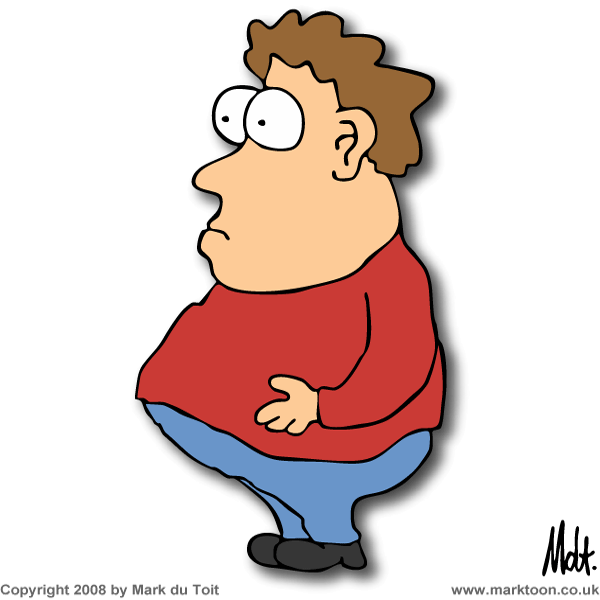 Fat Man Clipart