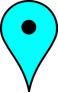 Google Maps Teal Pin Without Shadow clip art - vector clip art ...