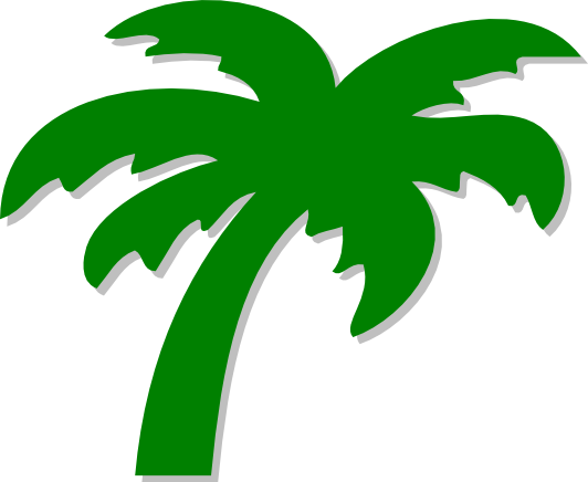 Palm Tree Symbol Coloring Colouring Flower SVG Scalable Vector ...