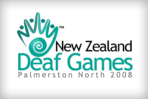 Sports custom logo designs by auckland logo designer for deaf games