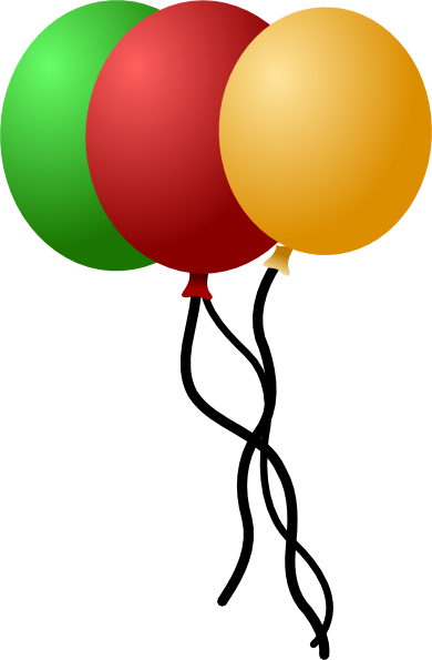 Balloons clip art - vector clip art online, royalty free & public ...