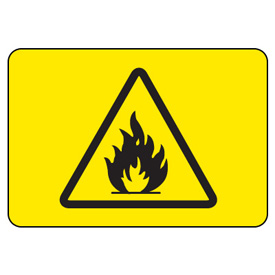 International Warning Symbols - Flammable Material from Seton.ca ...