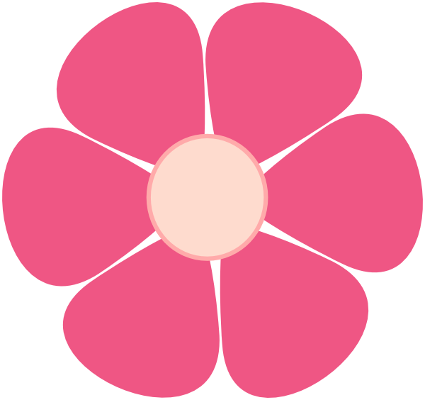 Pink Cartoon Flowers - ClipArt Best