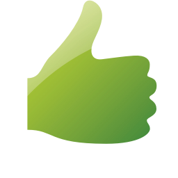 Web 2 green thumbs up icon - Free web 2 green hand icons - Web 2 ...