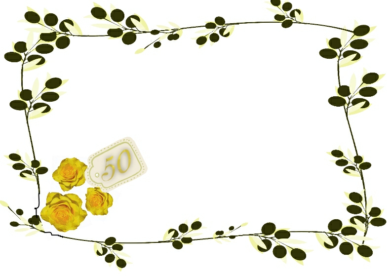 50th Wedding Anniversary Invitations: Free Printable Downloads ...