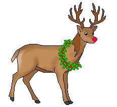Christmas clip art, Reindeer clip art of Rudolph and his girl ...
