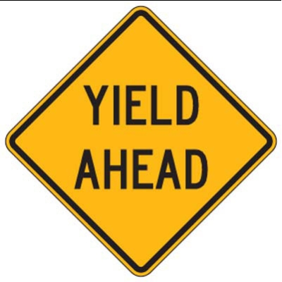 Yield Sign, 48" x 48", 3M Diamond Grade from Labelmaster