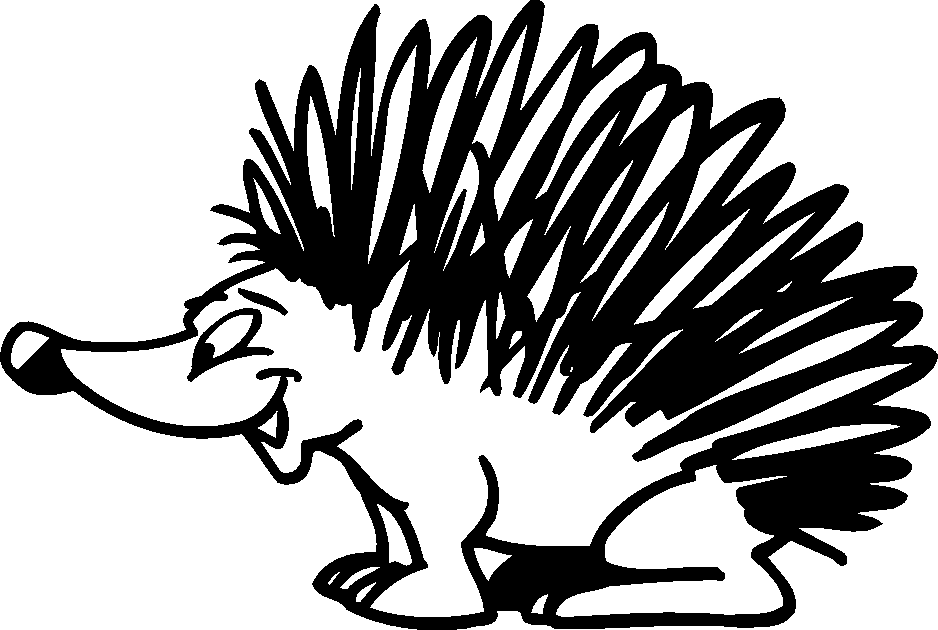 cartoon hedgehog clipart - photo #18