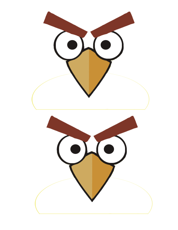 The Contemplative Creative: Angry Birds Party Hats