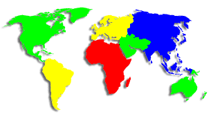Colored World Map - ClipArt Best