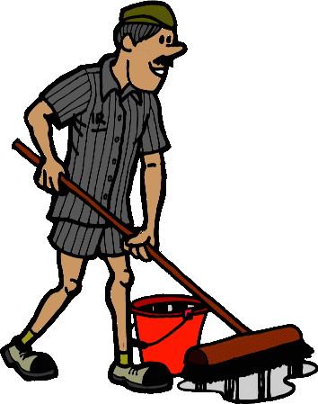 Janitor clipart image