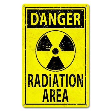 Danger Radiation Sign, Danger Sign, Radiation Sign, Metal Danger ...