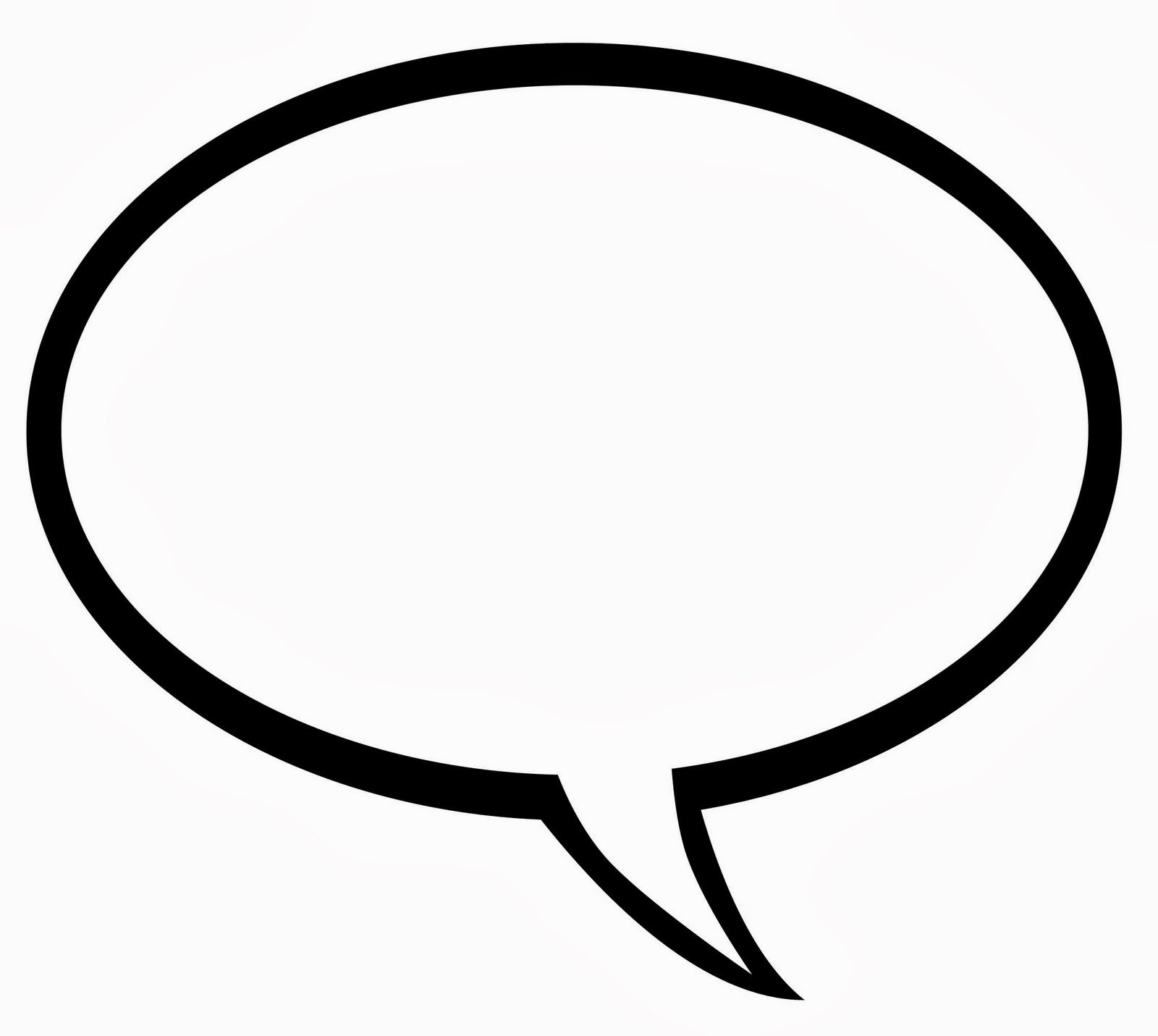 Speech Bubbles Template. add a comment bubble just next to blogger ...