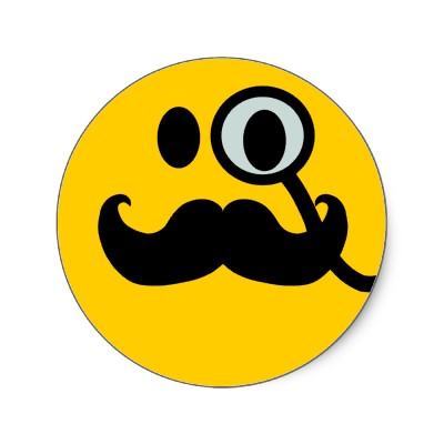 Smiley Face With Mustache - Free Clipart Images