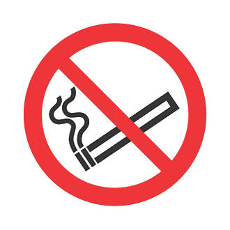 No Smoking Signs | Safety Signs | Screwfix.com