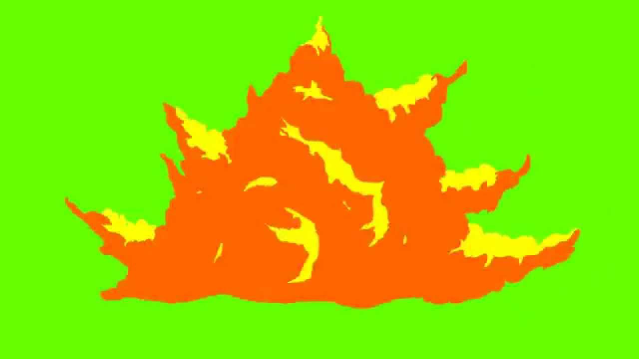 Green screen animated explosions - YouTube