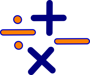 Math symbols clip art