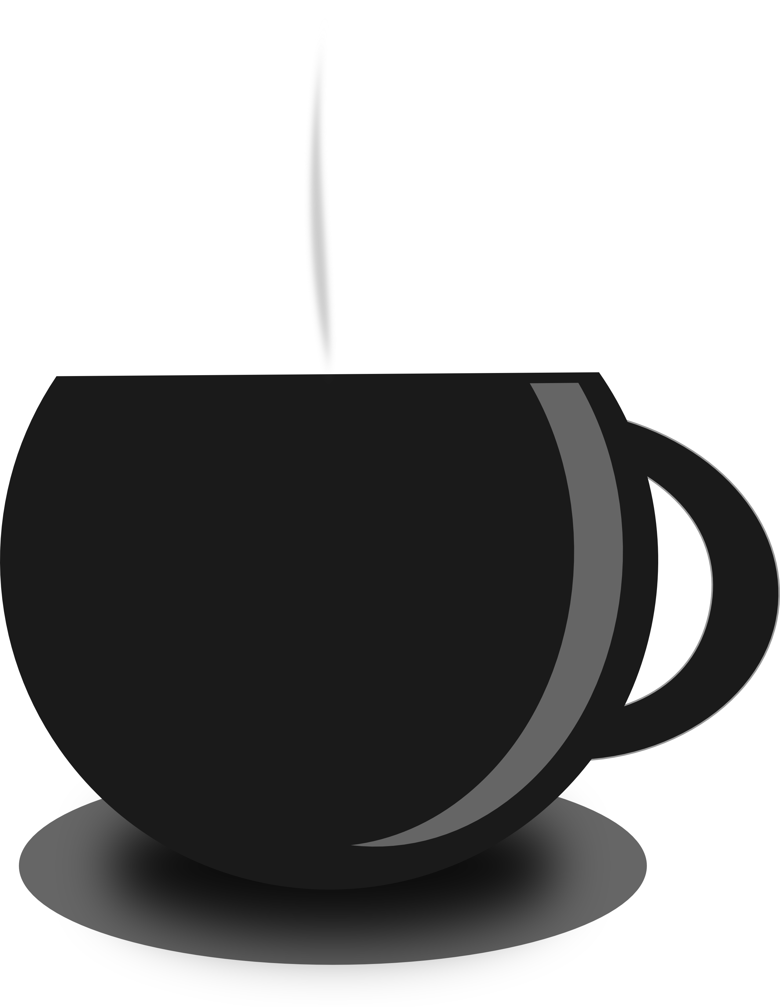 coffee cup clip art black white - photo #45