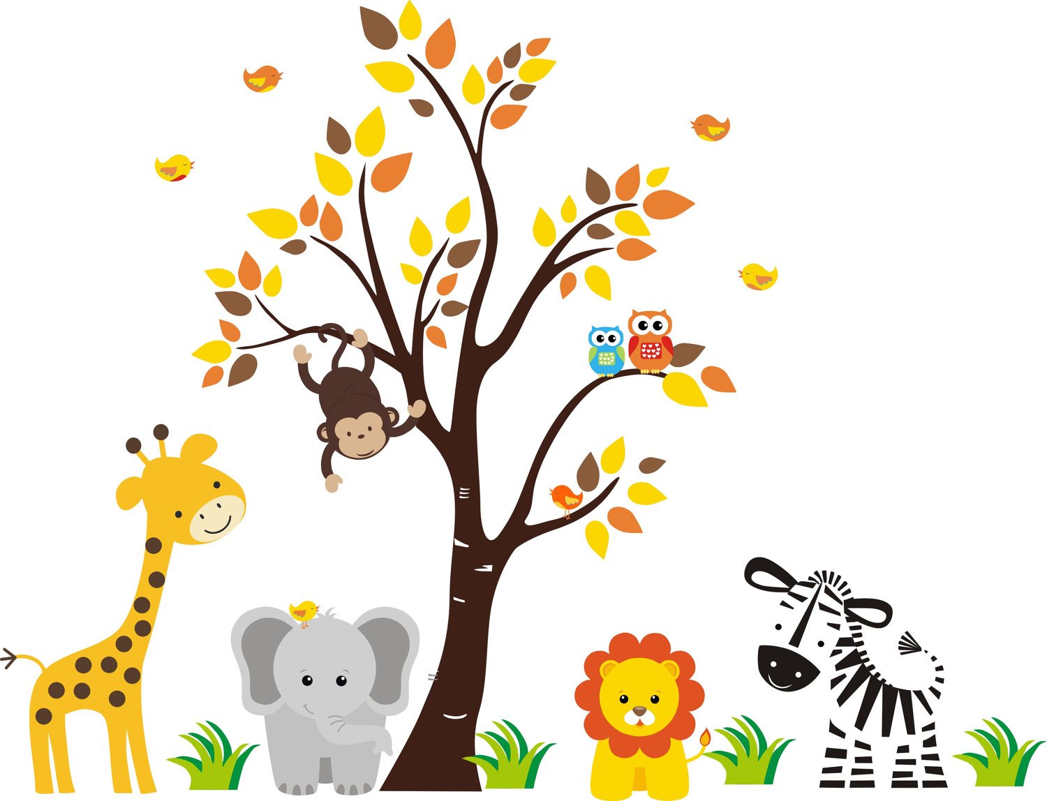 clipart of jungle animals - photo #3