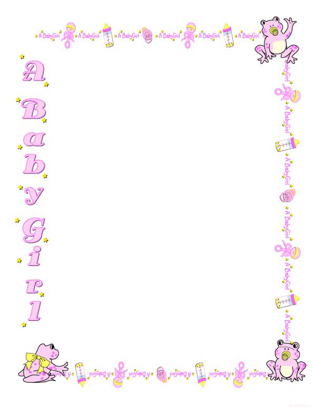 Baby Page Border