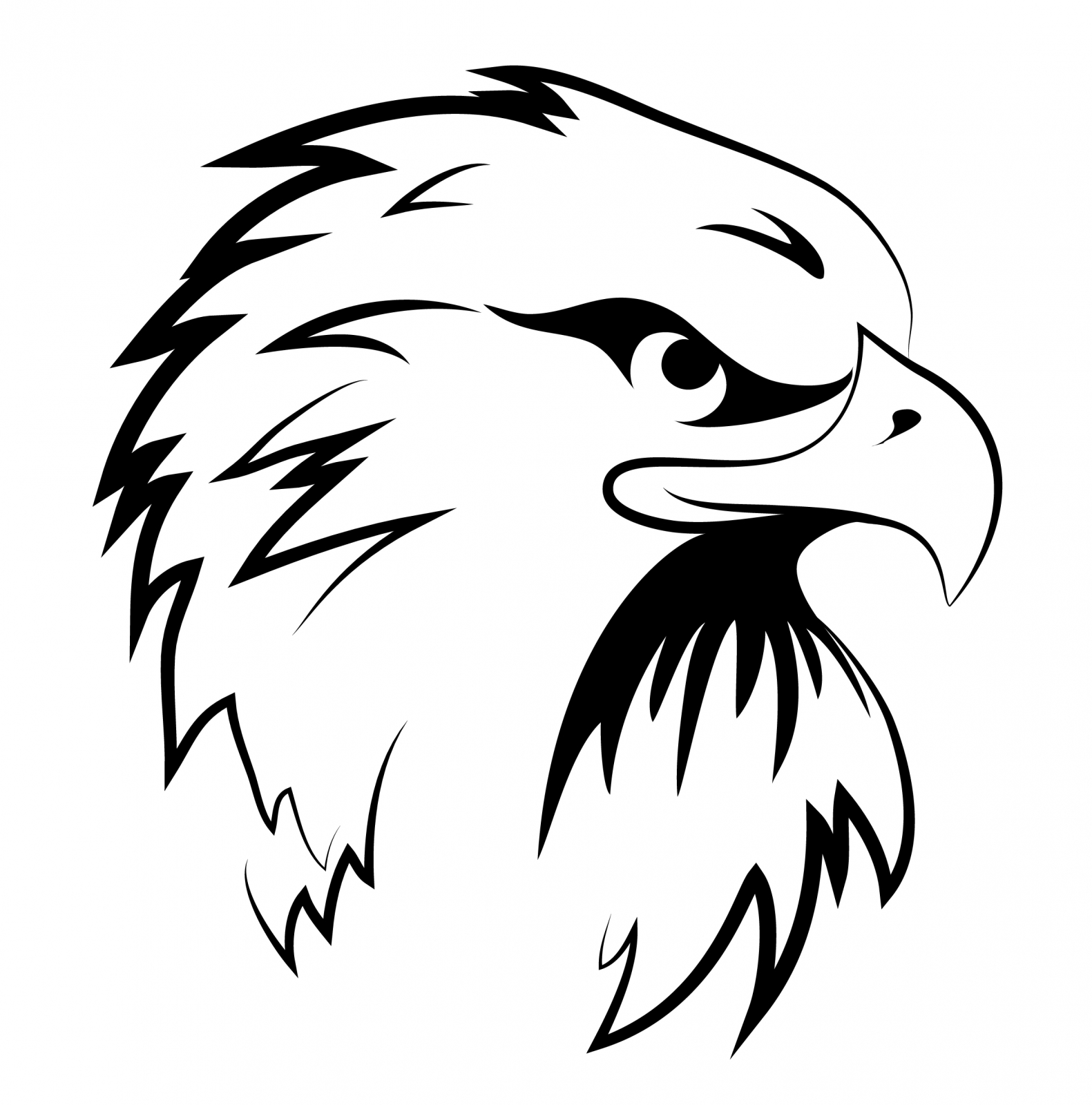 Eagle head Free Vector / 4Vector