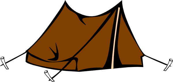 Brown Tent Clip Art - vector clip art online, royalty ...
