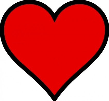 Outline Of A Heart Shape - ClipArt Best