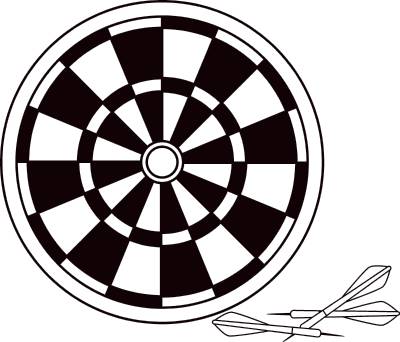Gallery For > Dart Boards And Darts Clip Art
