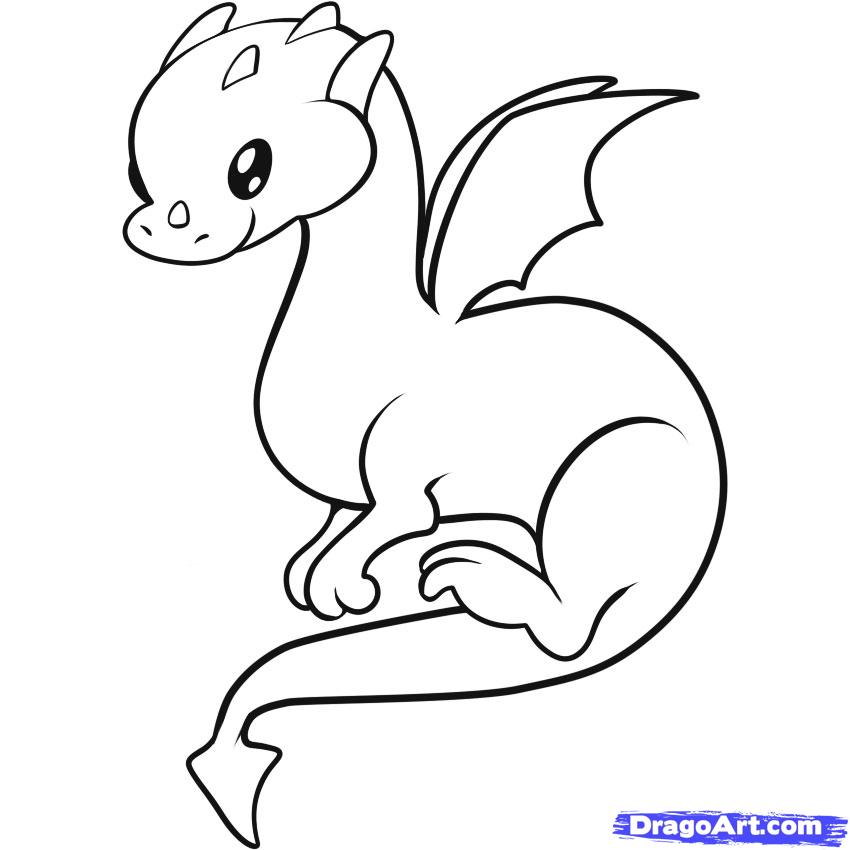 baby ice dragon coloring pages - photo #33