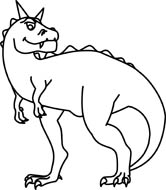 Free Black and White Dinosaurs Outline Clipart - Clip Art Pictures ...