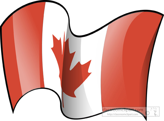 Large Canadian Flag Clipart