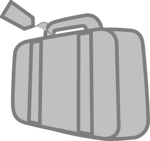 suitcase clipart black and white – Clipart Free Download