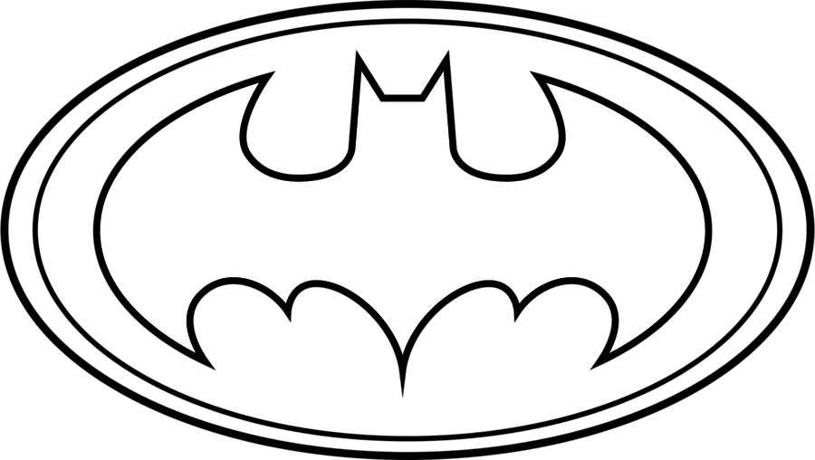 Batman Symbol Printable Template