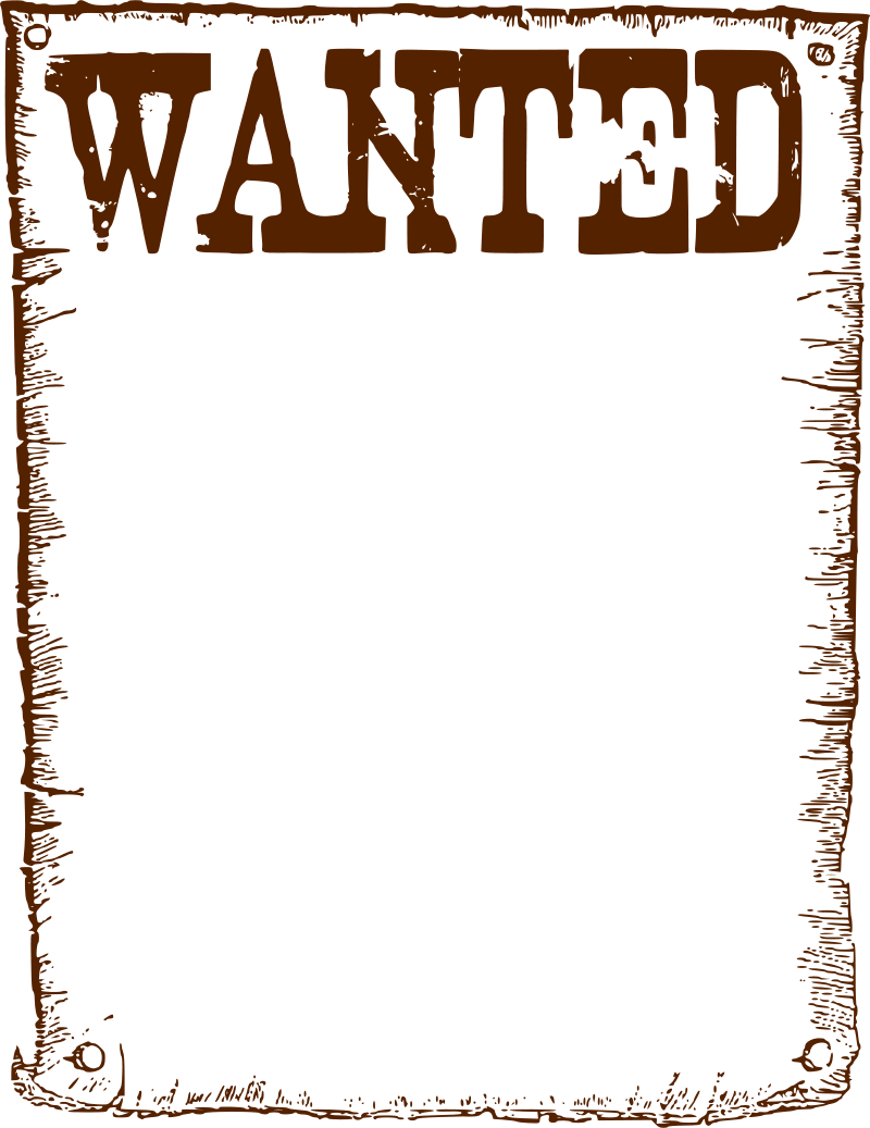Wanted Poster Clip Art