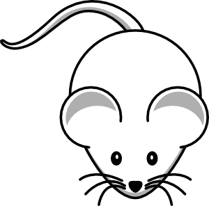 Simple Cartoon Mouse Clip Art - vector clip art ...