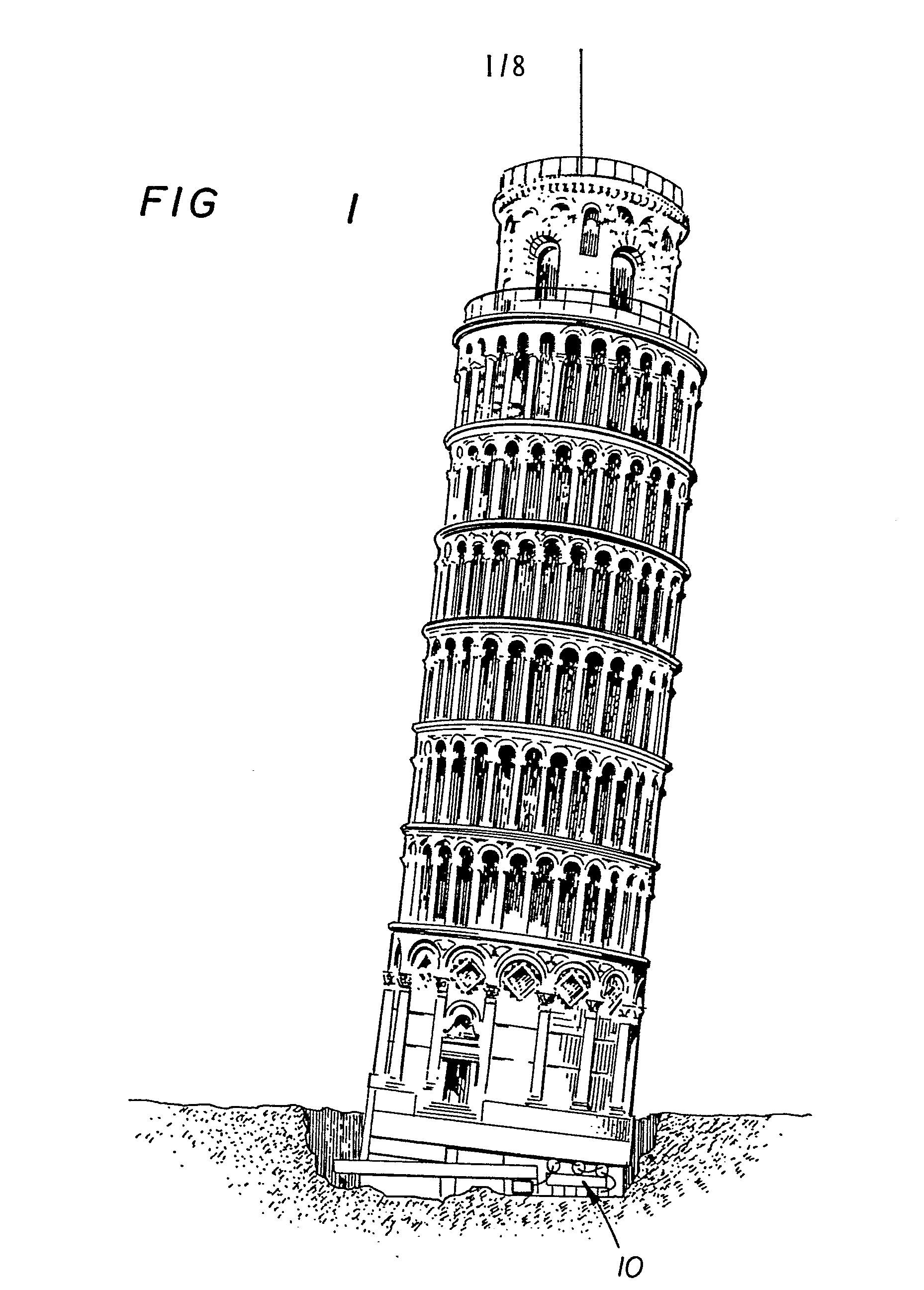 tower of pisa clipart