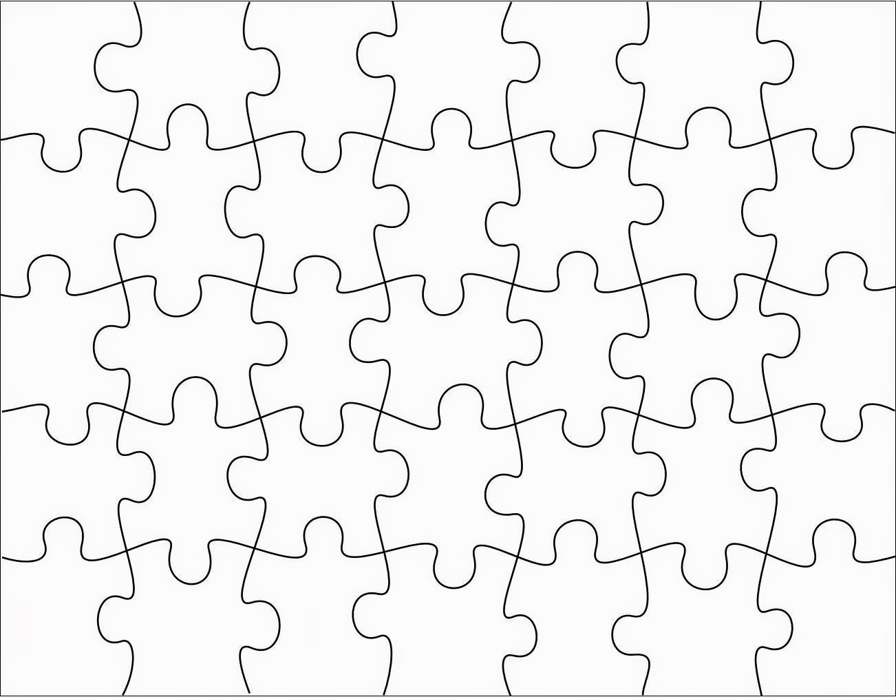 Jigsaw Puzzle Template ClipArt Best ClipArt Best