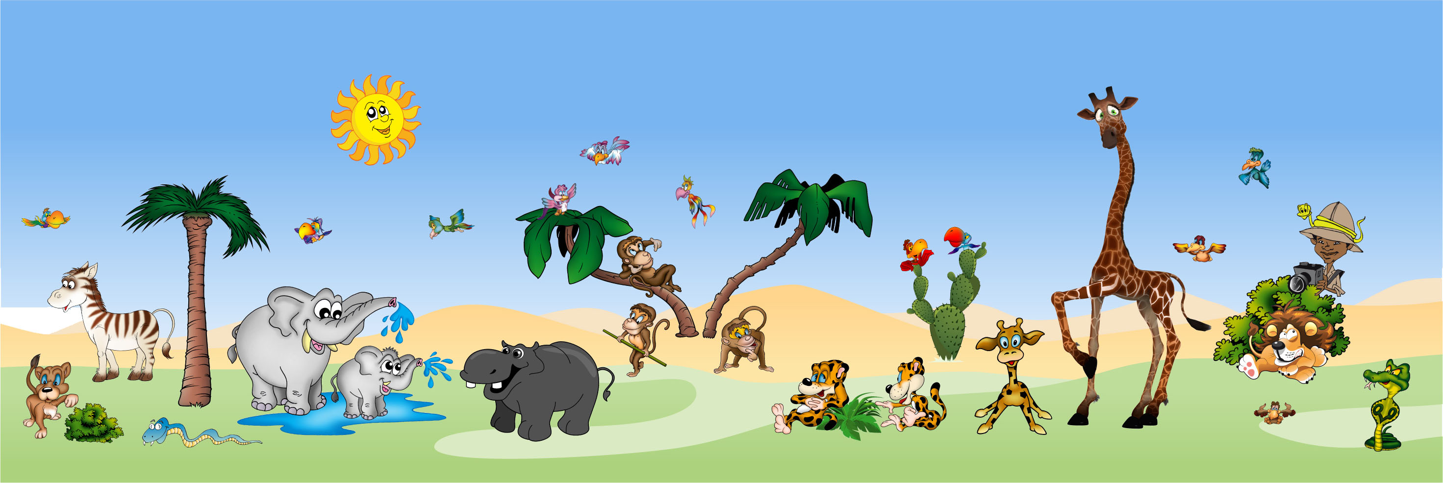 jungle animals clipart pictures - photo #47