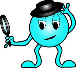 Detective Clipart Image - Mo Character Playing Detective