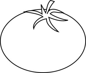 Clipart outline vegetables