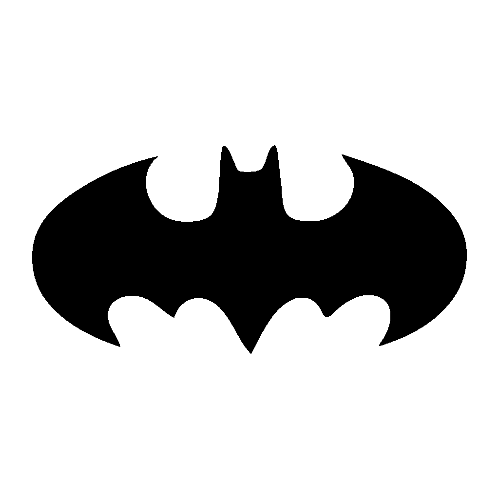 Bat Symbol Stencil