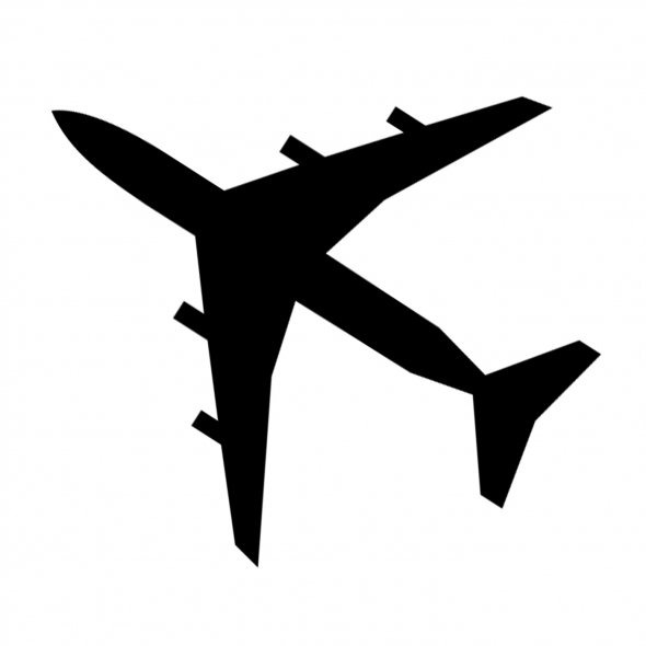 Clipart airplane outline