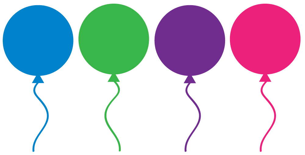 Clipart Balloons - Tumundografico