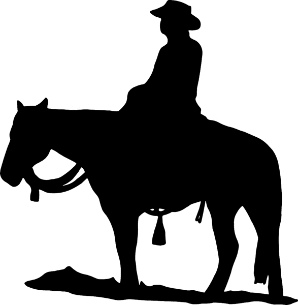 cowboy silhouette clipart – Clipart Free Download