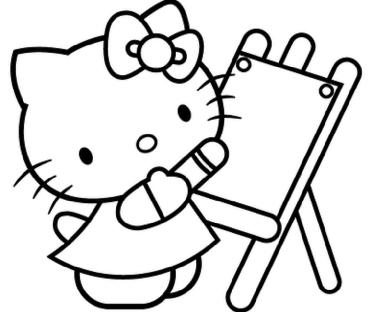 Hello Kitty Black And White Clip Art Clipart - Free to use Clip ...